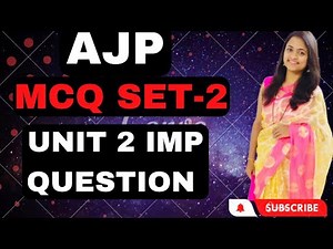 AJP |MCQ-Unit-2- 22517- MSBTE- Set 2| Important Questions|