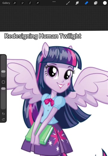 Redesigning Human Twilight from My Little Pony