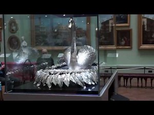 Silver Swan (Clockwork/Automaton) made abt.1772, Bowes Museum, Barnard Castle, County Durham, 5/2014
