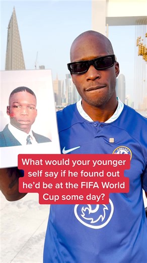 Chad Ochocinco never thought he’d be here at the FIFA World Cup! But look at him now 😏 #FIFAWorldCup #Qatar2022 #soccer #chadochocinco