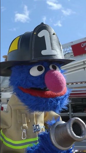 Can Blippi & Elmo Put Out A FIRE?! 🔥🚒 | #shorts #blippi #elmo #firetruck #kidsfun #learningforkids