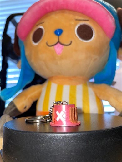 Chopper-inspired Anime Hat Keychain & Phone Charm – Cute 3D Printed Kawaii Gift for Anime Fans - Etsy