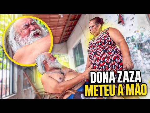 DONA ZAZA PEGOU LUIZ DO SOM MENTINDO E METEU A MÃO | LUIZ DO SOM