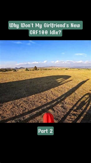 Why Won't My Girlfriend's New CRF 100 Idle? Part 2 #honda #engine #bike #america #challenge