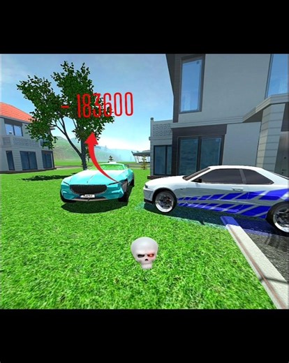 Accident In Car Simulator 2 🚀 ☠️ #shorts