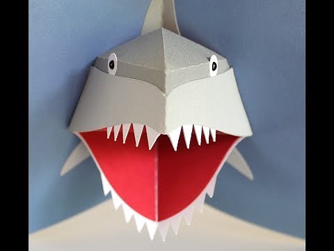 Shark Pop Out Card Assembly