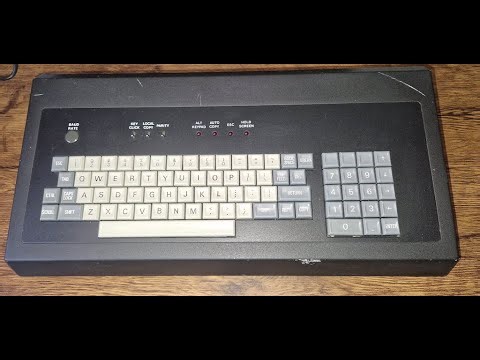 Vintage Hungarian terminal keyboard Videoton VDT 52100-C