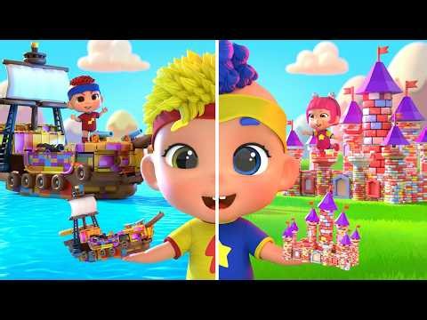 Please, Don’t Stop Building with Baby DB | D Billions Kids Songs