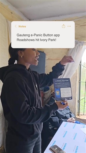 Guess who’s back in the streets with the Gauteng e-Panic Button app? We are! 😃 Our roadshows are back and we’re looking forward to meeting with you ko kasi ya gago 🙌🏽 #gautengepanicbuttonapp | Gauteng Department of e-Government