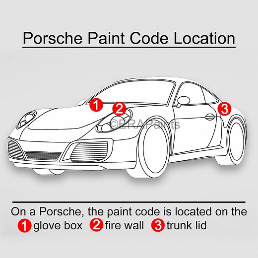 How to Find the Right Porsche Paint Code! - ERA Paints