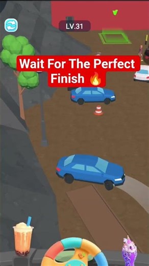 Level 31 Perfect Parking – No Crash Gameplay 😳🔥 #shorts