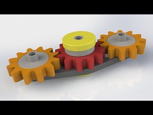 Solidworks: gear fidget spinner (1)
