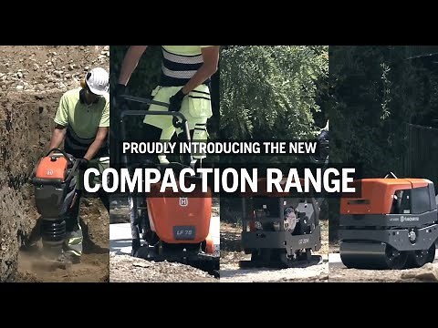 The new compaction equipment product range from Husqvarna