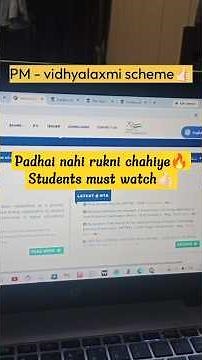 Education Loan ka Easy Tarika | PM Vidya Lakshmi Portal Explained (Students Must Watch)👍🏻🔥