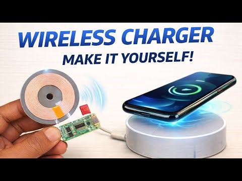 How to Make 15W Wireless Charger at Home | Fast Charging DIY Project