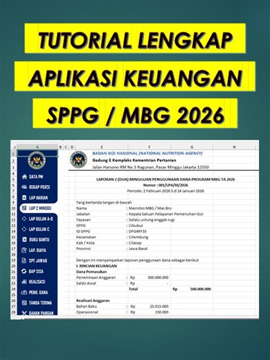 Tutorial Lengkap Aplikasi Keuangan MBG untuk Bisnis