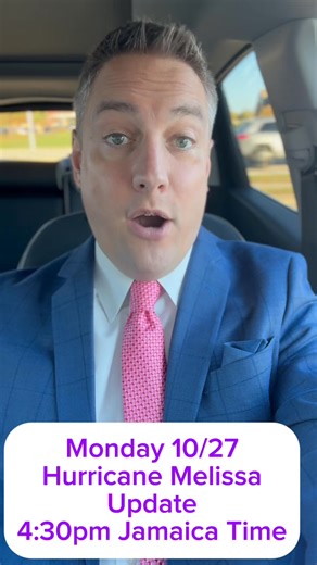 11K views · 146 reactions | Hurricane Melissa Update. 4:30pm CT Monday 10/27. #hurricane #melissa #jamaica #weather | FOX6's Tom Wachs | Facebook