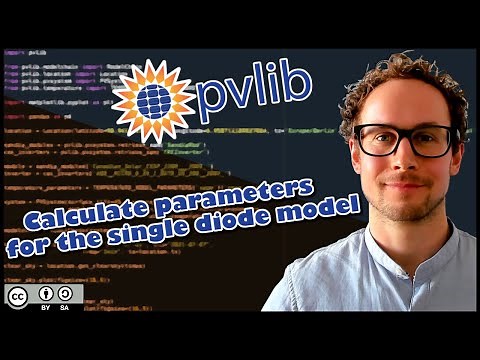 pvlib python 11: Fitting of spec sheet based model