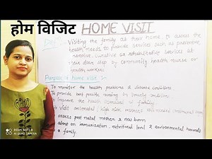 Home visit/ purpose/ principles/ Advantages/ Disadvantages / For all nursing exam