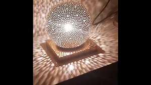 Brass Lamp, Moroccan Lamp Brass, Moroccan Lamp Shade, Pendant Lamp, Soft Light, Lantern Shade, Handmade Table Lamp, Spheric Lampshade - Etsy