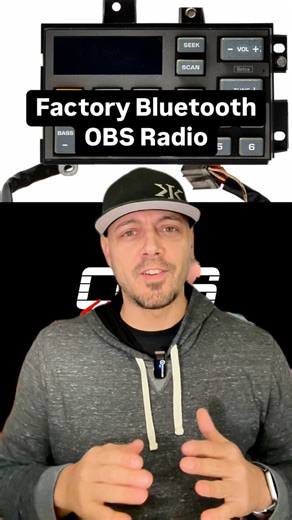 OBS Step Brothers on Instagram: "Retro radio upgrade for the 88-94 Chevy OBS truck. Bluetooth and preamp output might convince you to keep your old “radio.” #obschevy #obstrucks #chevysilverado #droppedtrucks #mamalona #radio #obs #90struckscene #truck #truckporn"