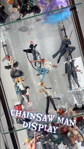 Chainsaw man display #chainsawman #collection #actionfigures #denji