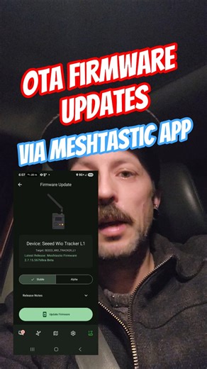 NEW!! OTA Meshtastic Firmware with via Meshtastic app!! #meshtastic