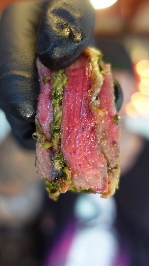 Grilled Flank Steak Pinwheels Recipe | BBQ Chimichurri Twist