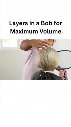 How to Cut Layers in a Bob for Volume | Step-by-Step Layered Bob Tutorial