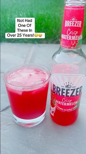 Breezer Watermelon! Finally back after decades! #breezer #drink #shorts #bacardi #alcohol #cocktail