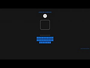 Explicación del juego del ahorcado