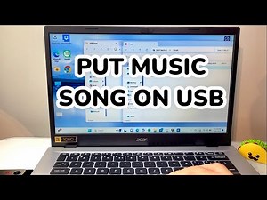 How To Put Music On USB From A Laptop