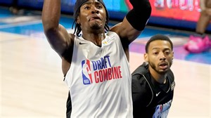 Providence's David Duke hopes to hear his name called tonight in NBA Draft