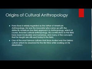 What is Cultural Anthropology?