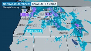 More rain and snow are still in the forecast for the Northwest this week. We're LIVE with the latest videos, active threats, and totals expected in the region. | The Weather Channel