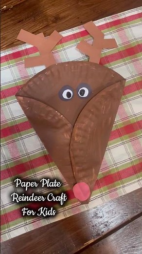 Rudolph the Red Nose Reindeer Christmas Craft for Kids