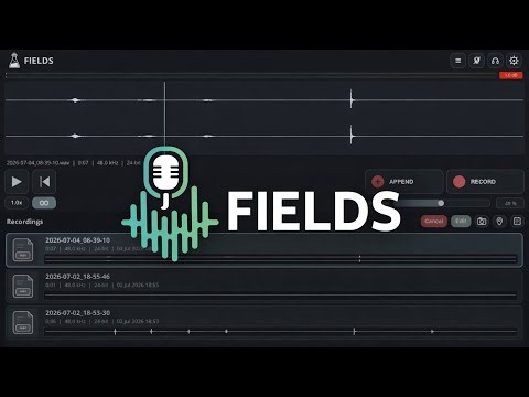 Audiothing FIELDS - Record audio anywhere! (iOS)