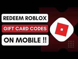 How To Redeem Roblox Gift Card Codes On Mobile (2025) !