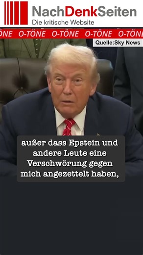 Trump: "Epstein and others conspired against me" | NDS
