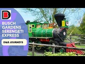 Busch Gardens Tampa Serengeti Express Train Full Tour | December 2022