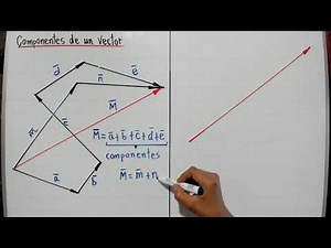 11. ANÁLISIS VECTORIAL - Componentes de un vector
