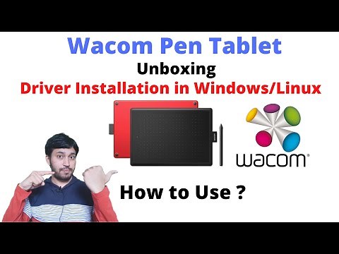Wacom Pen Tablet | Unboxing and Review | Wacom One Driver in Linux and Windows 10/11