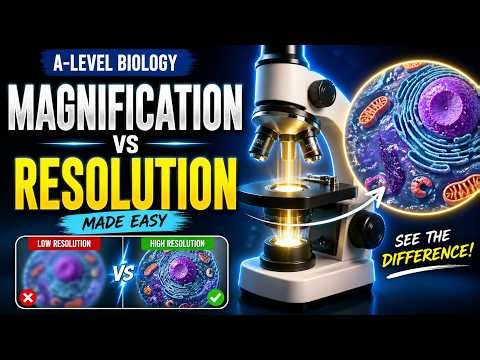A Level Biology Light Microscopy | Magnification, Resolution & Exam Questions Explained