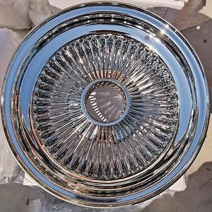 [Hot Item] 13 Inch Stainless Crossed Straight Lace Reverse Chrome Wire Wheel