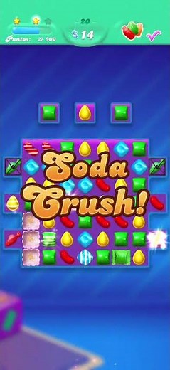 💥 Nivel 20 de Candy Crush Soda 🍬 #games #shorts #juegos #candy