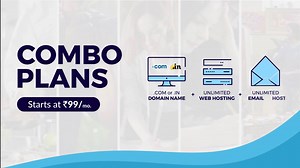 32K views · 52 shares | Get your business online with our combo plans. Domains + Hosting + Email at just ₹99! #webhosting | ResellerClub | Facebook