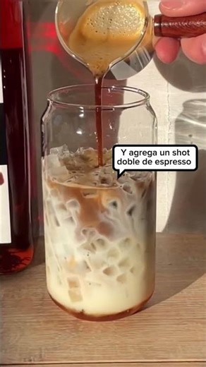 Receta café con syrup de caramelo
