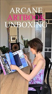 #arcane artbook unboxing 🥊🃏⚙️🦋 #unboxing