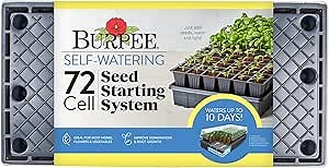 Burpee Self-Watering Seed Starter Tray, 72 Cells