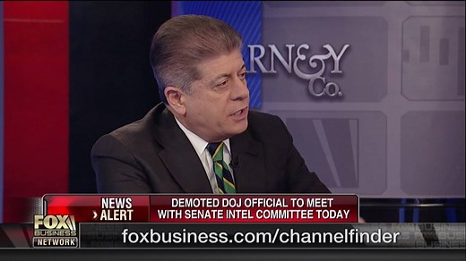 “I believe, just from examining the public sources, that the FBI offered Christopher Steele $50,000 if he could corroborate the dossier. He either couldn’t, didn’t, wouldn’t, and they didn’t pay him the money." — Judge Andrew Napolitano http://fxn.ws/2CAlvz0 | Fox Business